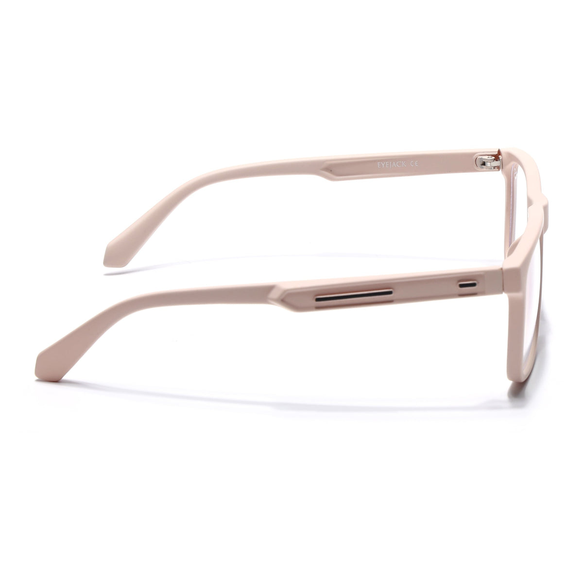 Eyejack Crossline Cream Square Eyeglasses for Men and Women - Style 2110 - view 5