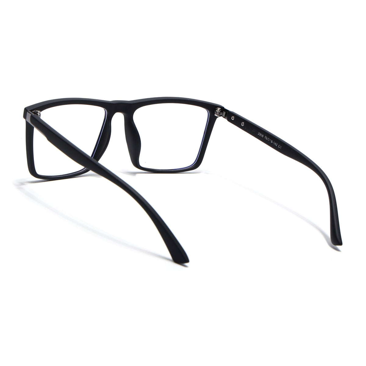 Eyejack Crossline Black Square Eyeglasses for Men and Women - Style 2111 - view 4