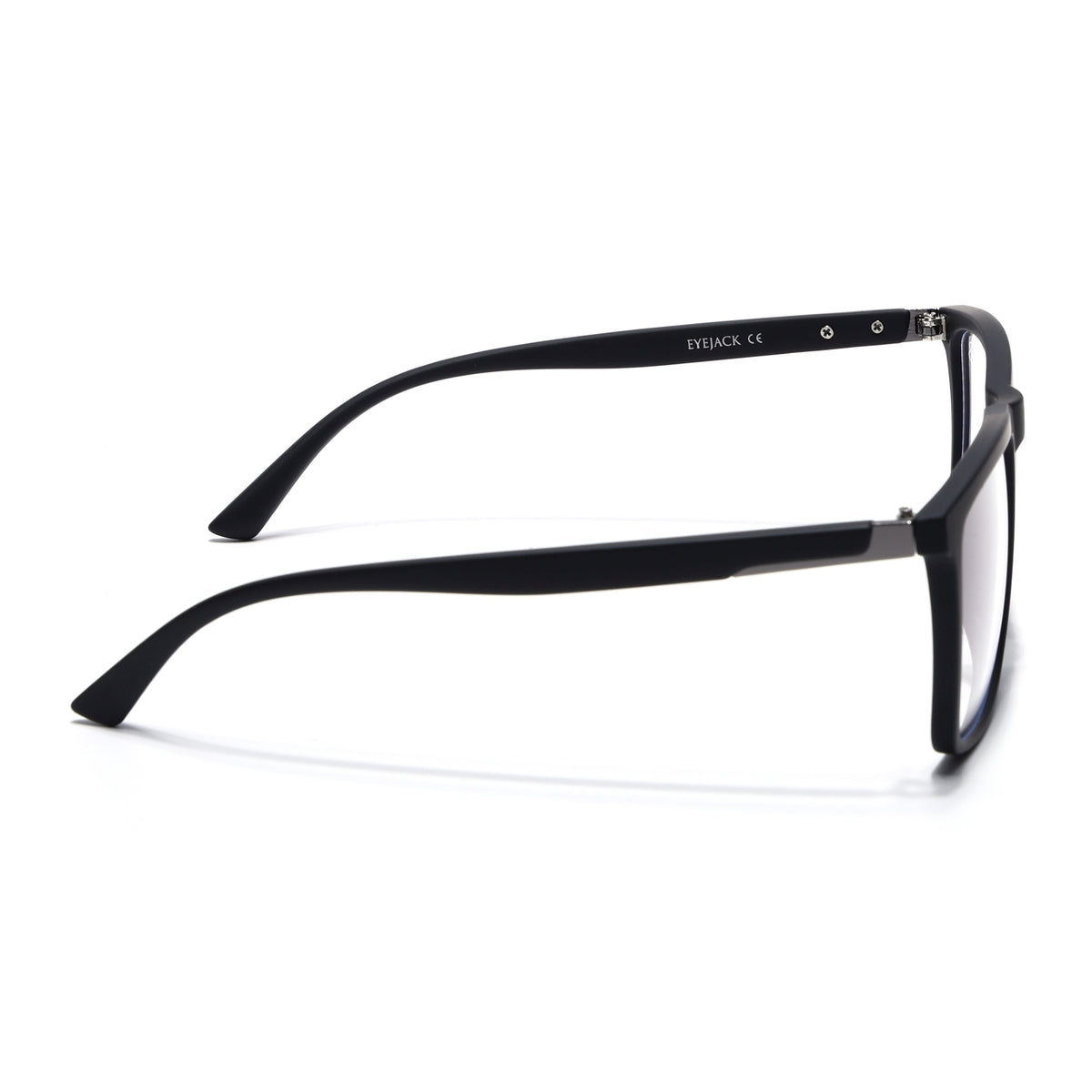 Eyejack Crossline Black Square Eyeglasses for Men and Women - Style 2111 - view 5