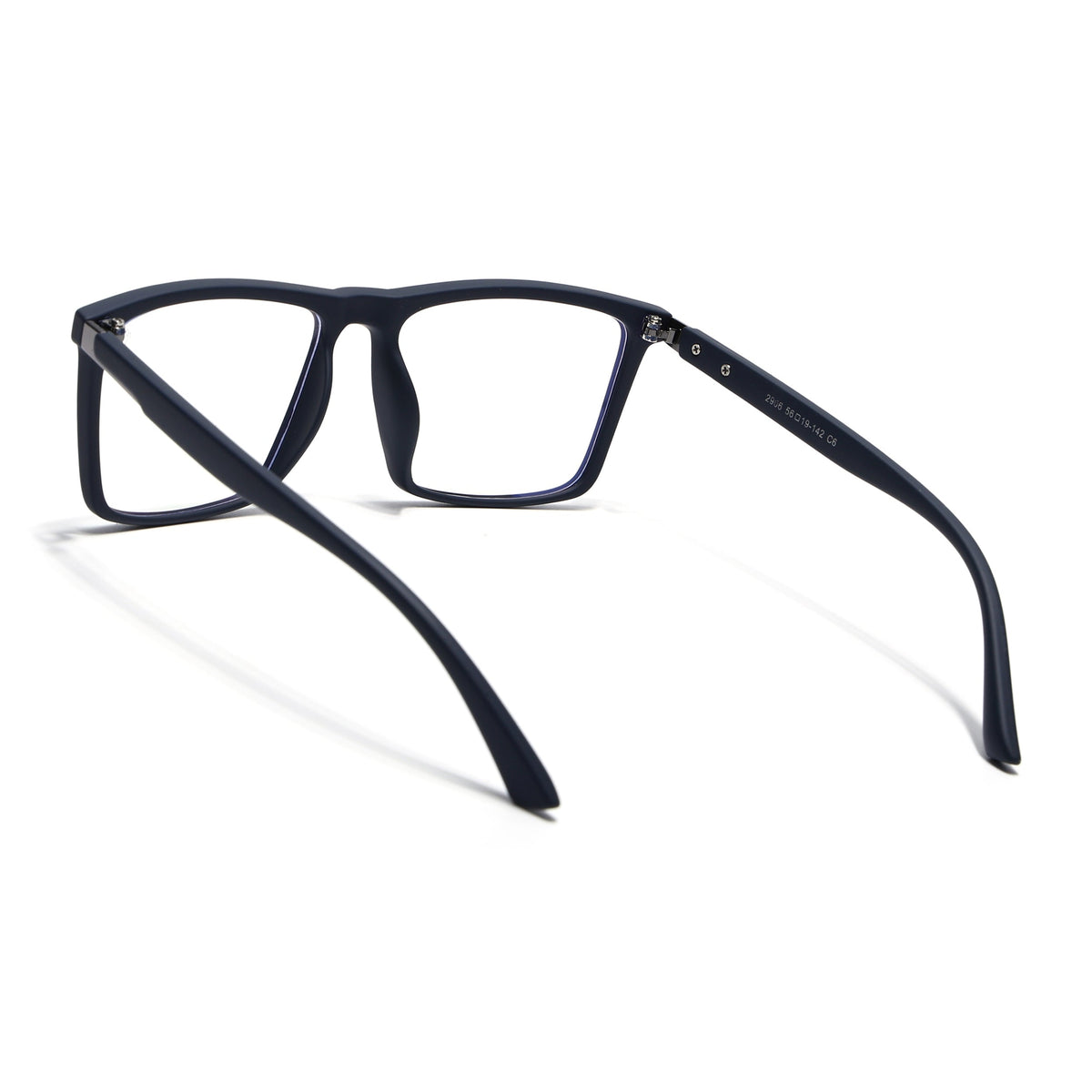 Eyejack Crossline Navy Blue Square Eyeglasses for Men and Women - Style 2113 - view 4