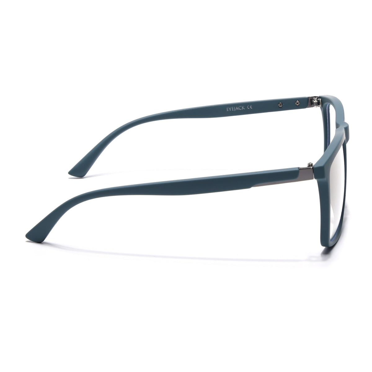 Eyejack Crossline Blue Square Eyeglasses for Men and Women - Style 2114 - view 4