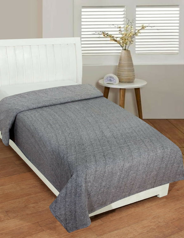 Dream Living Woolen Blanket Super Soft Single Bed Polar Fleece Blanket for All Season (Multicolor, Pack of 1)