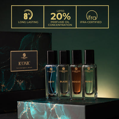 Iconic Mens Gift (Set of 4 EDP Perfumes) - 20 ml Each - CLPLG009