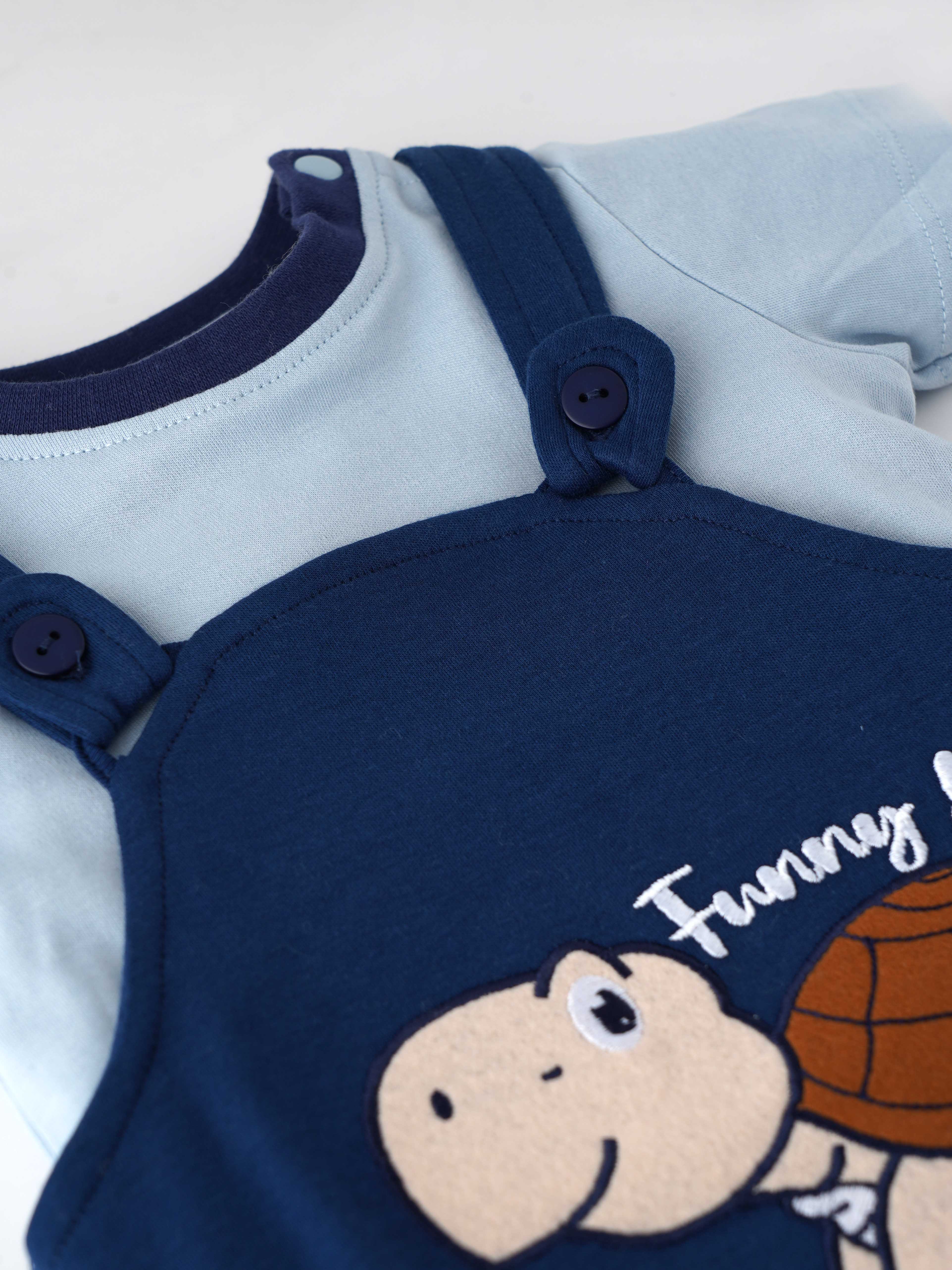 Popees Stylish & Adorable Dungaree Set (3-36 Months) for Boys - Image 3