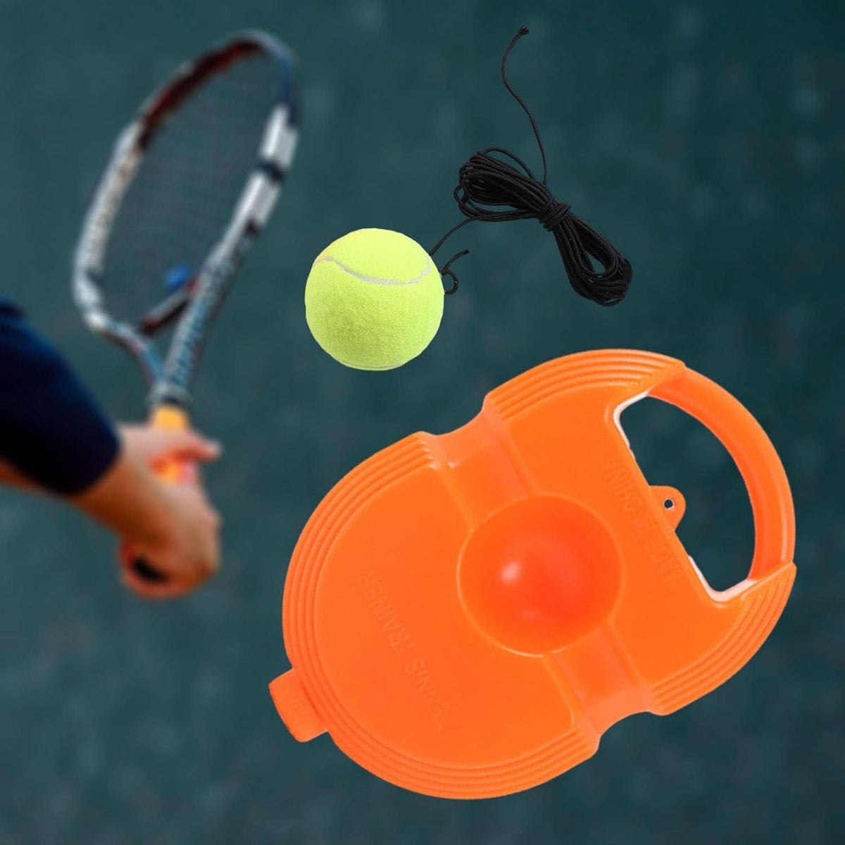 Tennis Trainer Rebound Ball with String Practice Gear for All Ages HP DD