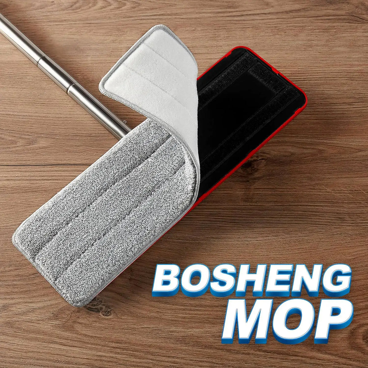 Reusable Microfiber Mop Pad Replacement for Flat Spray Mop, Washable Cleaning Pad for Wet and Dry Floor Cleaning,(1 Pc) HP DD