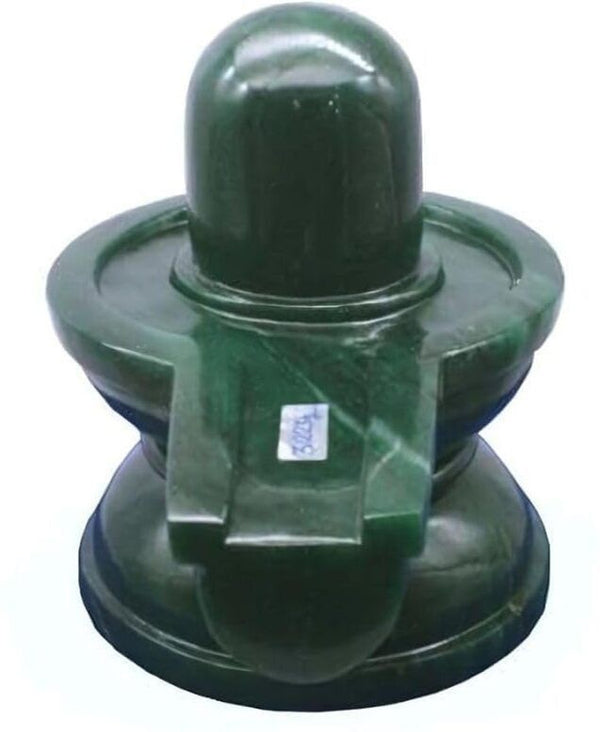 Marakatha Emerald Shiva Lingam for Peace, Abundance & Spiritual Energy