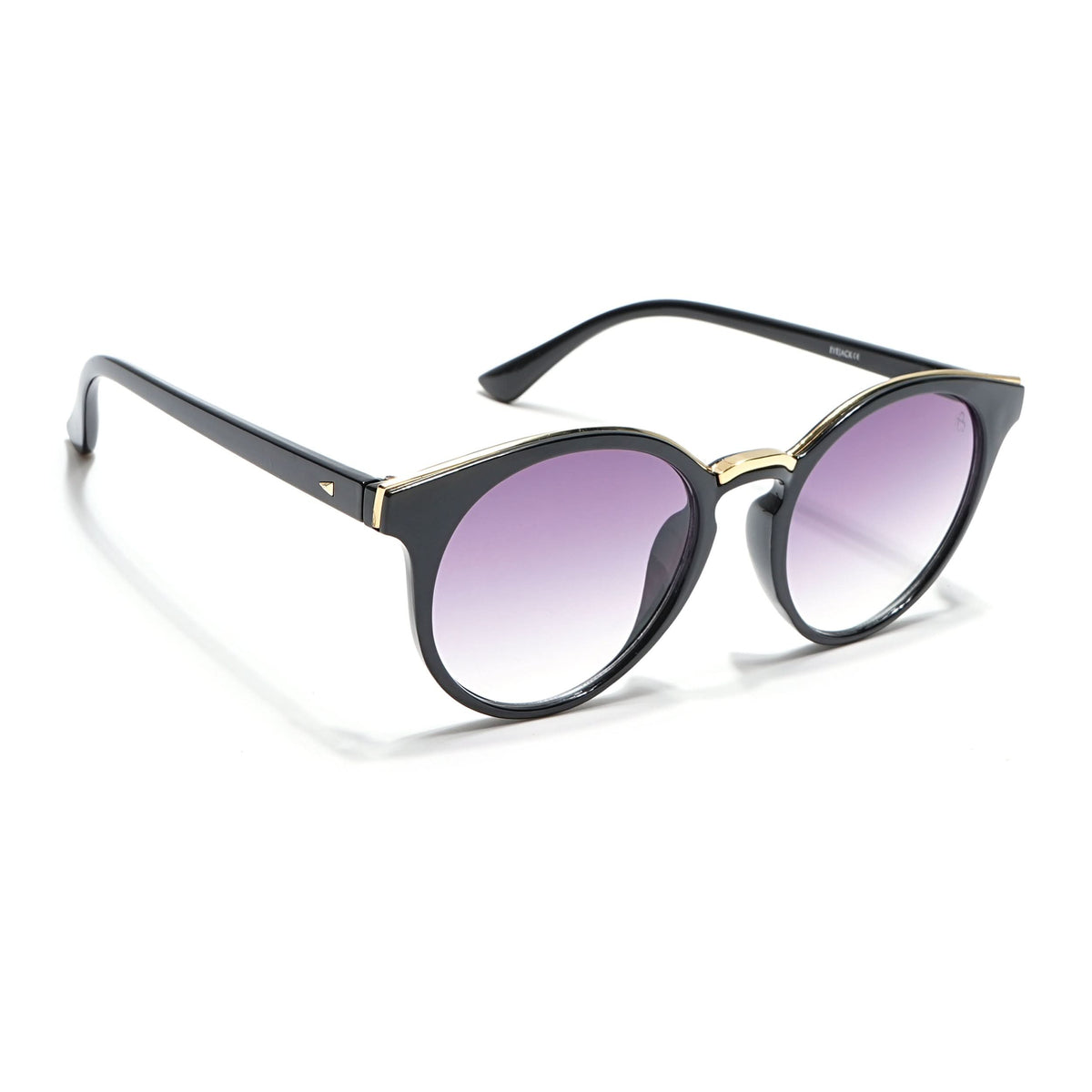 Eyejack Black & Golden Cateye Sunglasses for Men and Women - Style L886 - view 2
