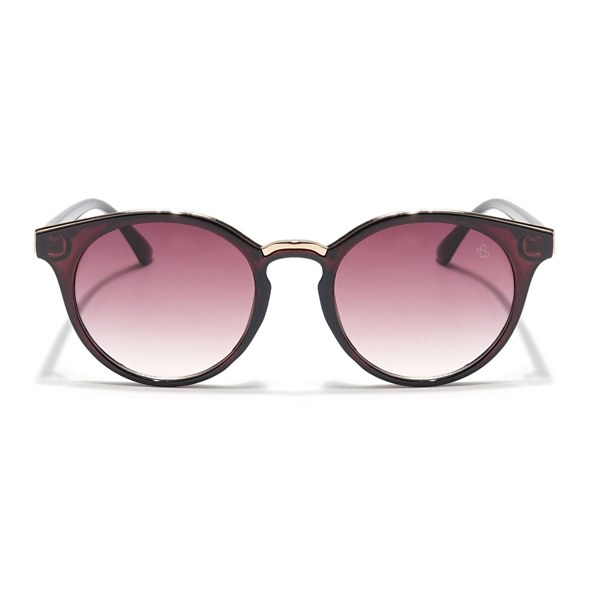 Eyejack Brown & Golden Cateye Sunglasses for Men and Women - Style L887 - view 3