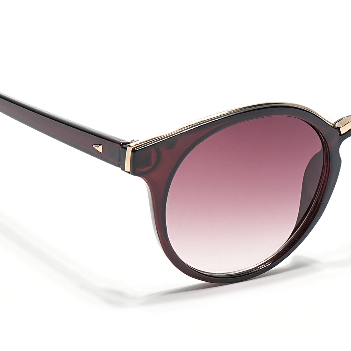 Eyejack Brown & Golden Cateye Sunglasses for Men and Women - Style L887 - view 4