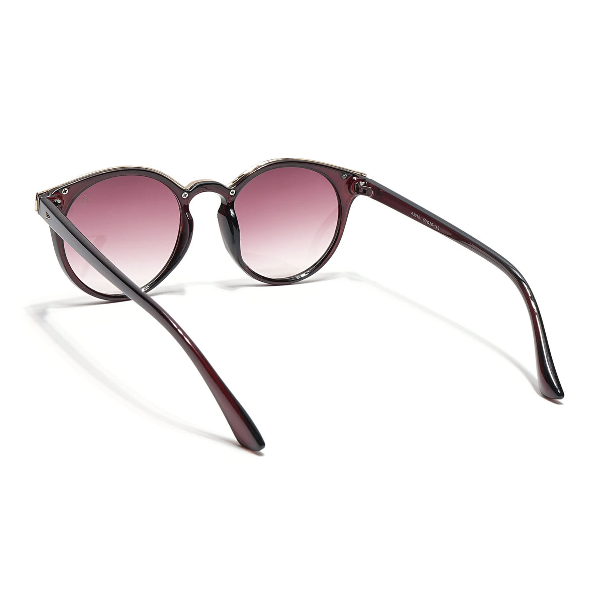 Eyejack Brown & Golden Cateye Sunglasses for Men and Women - Style L887 - view 5