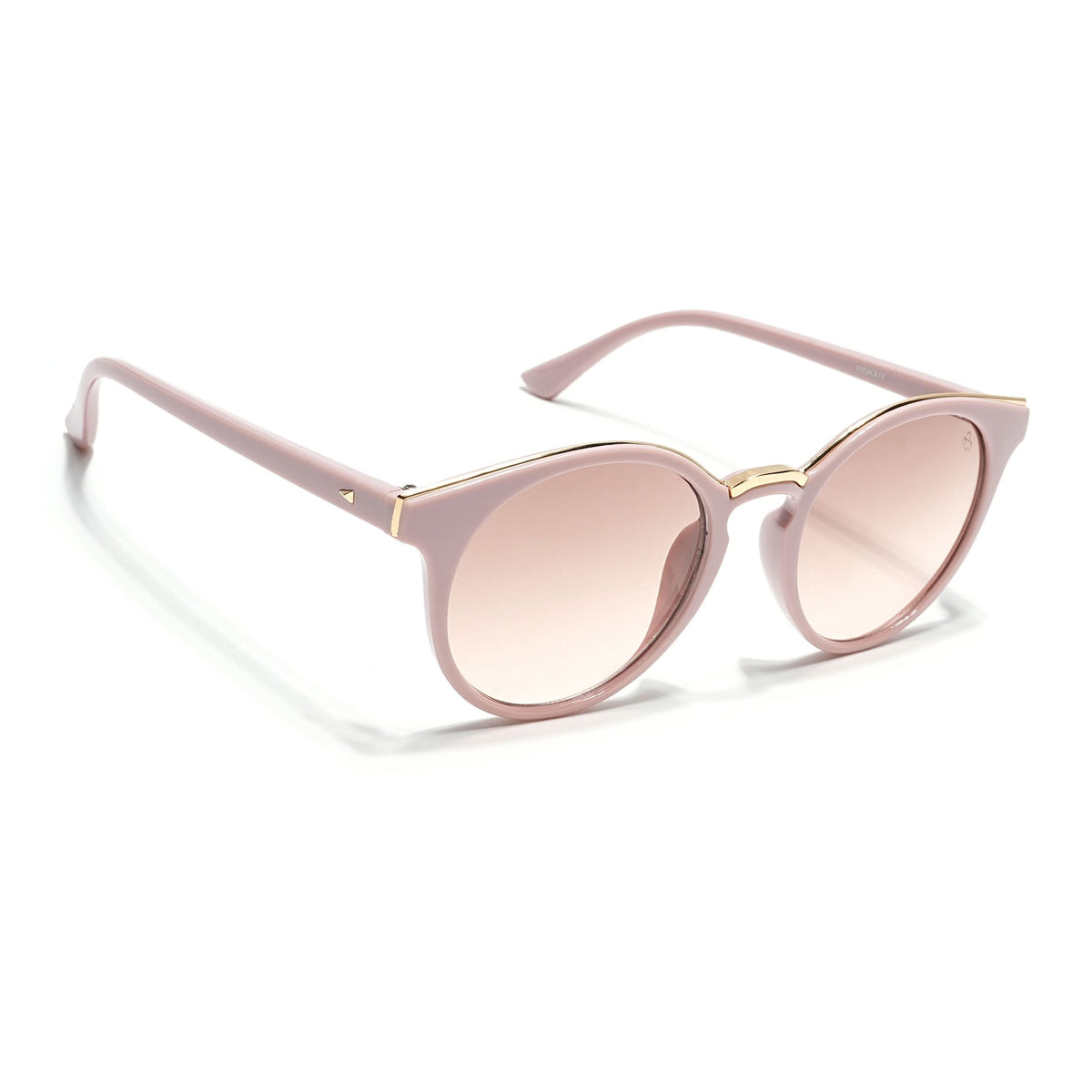 Eyejack Pink & Golden Cateye Sunglasses for Men and Women - view 2