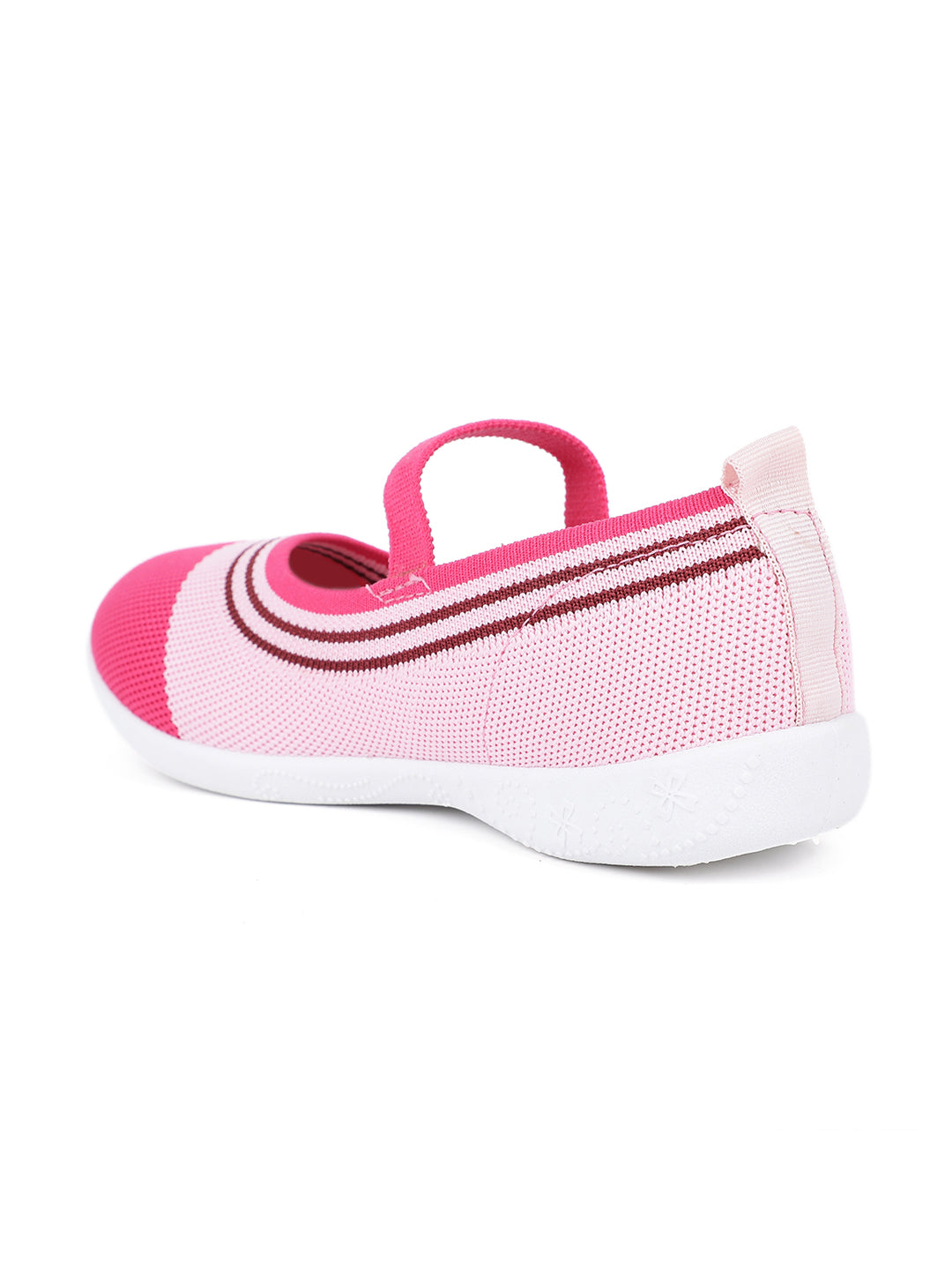 Bubblegummers Girl's Pink Casual Ballerina - Pink - View 2