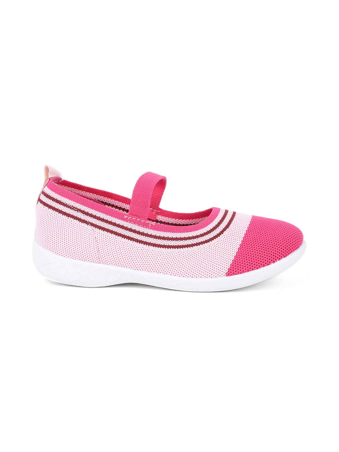 Bubblegummers Girl's Pink Casual Ballerina - Pink - View 3