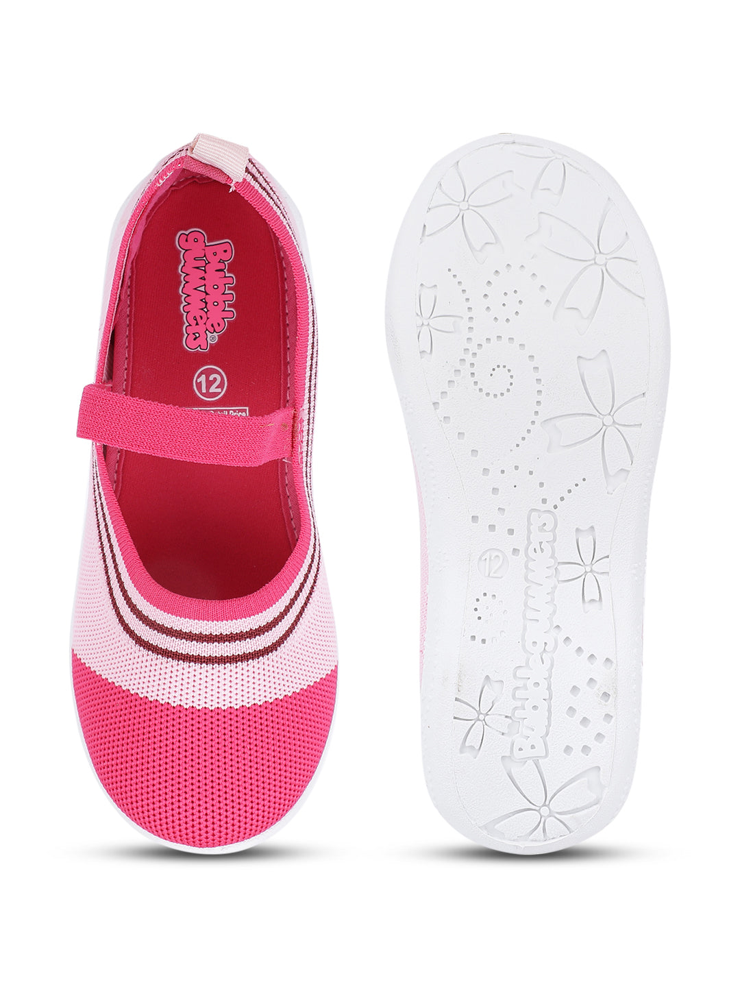 Bubblegummers Girl's Pink Casual Ballerina - Pink - View 4