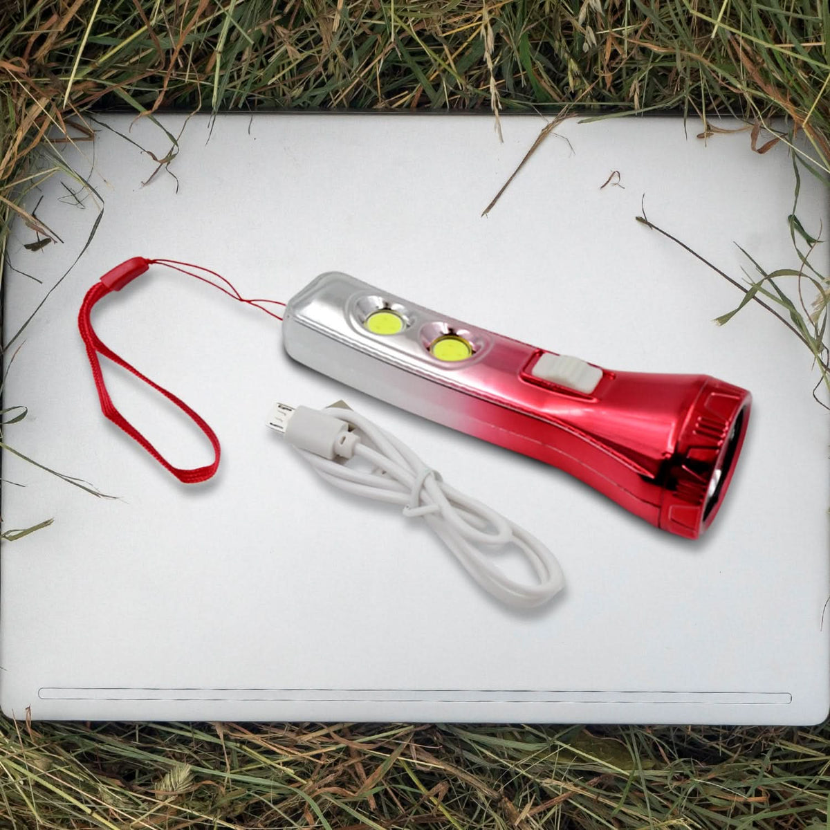 Multi Functional 3 Led Torchlight Flashlight (1 Pc) HP DD