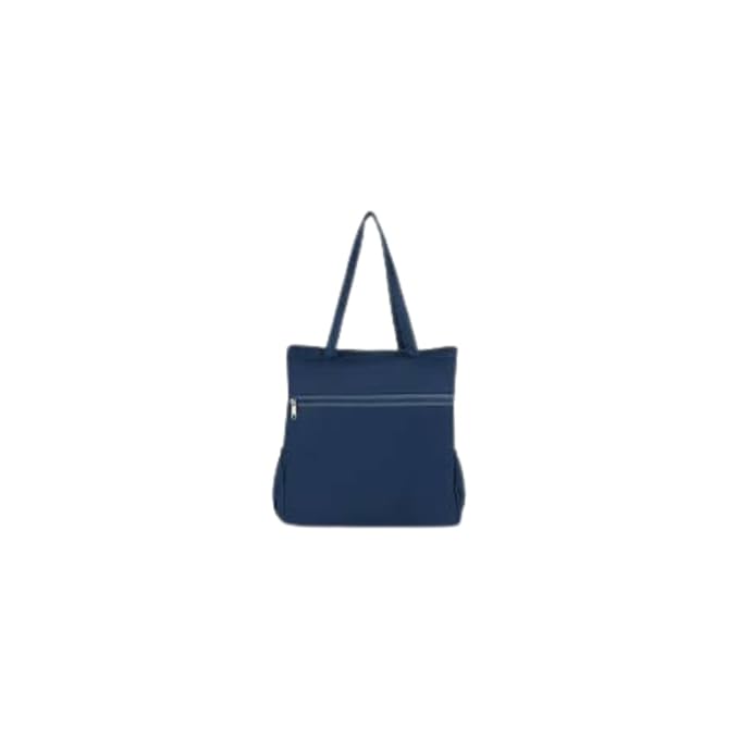 Buddy Cares Women's Tote Bag – Stylish Shopping & Shoulder Bag with Flower "Cute Girl" Print – Detail View