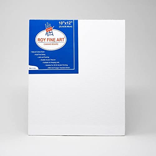 Canvas Board (10"*12") (25 * 30cm) (Pack of 1)