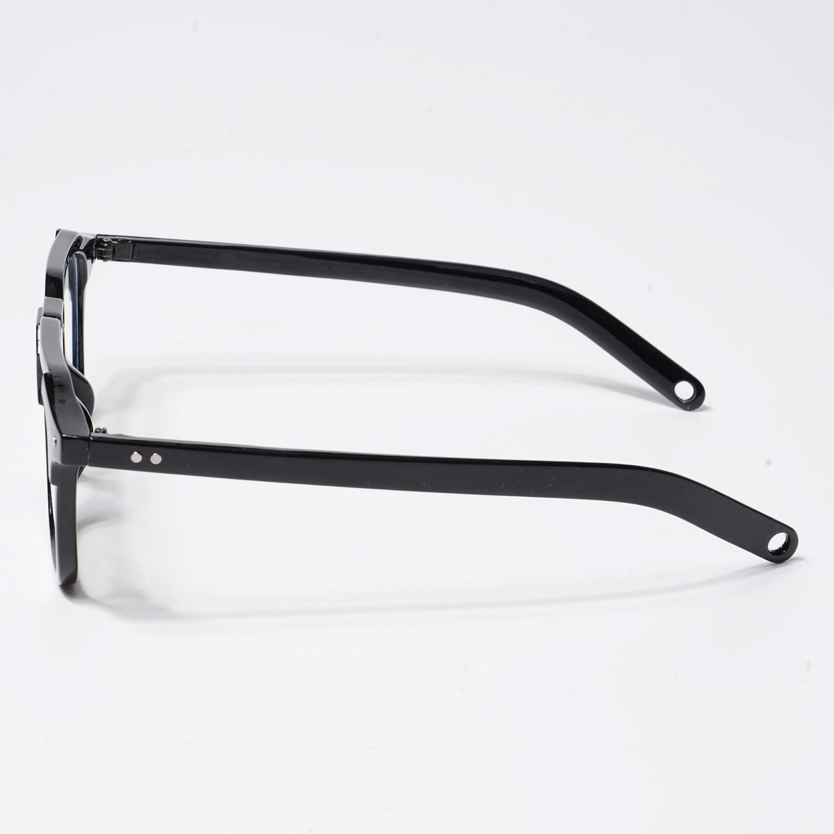 Eyejack Shine Black Square Eyeglasses for Men and Women - Style L504 - view 4
