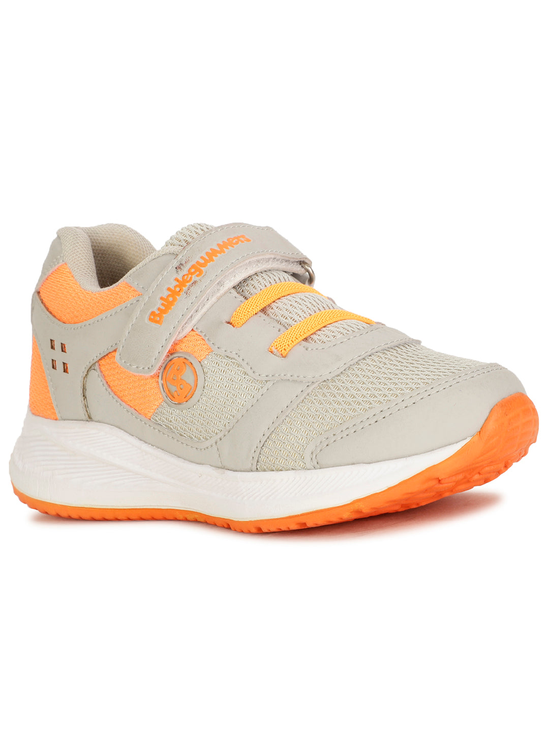 Bubblegummers Boy's Grey Casual Velcro Strap Shoes - Grey - View 1