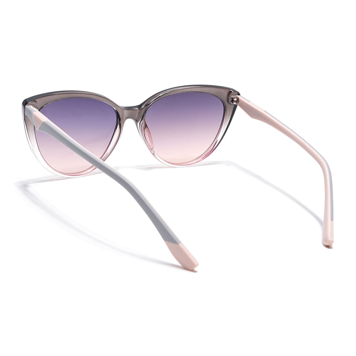 Eyejack Grey & Pink Cateye Sunglasses for Men and Women - view 6