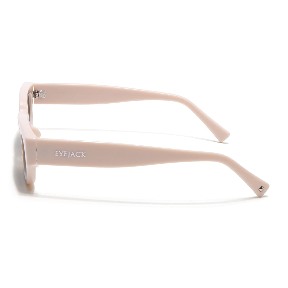 Eyejack White Rectangle Sunglasses for Men and Women - Style L987 - view 7