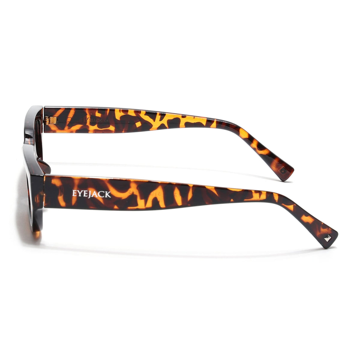 Eyejack Demi Brown Rectangle Sunglasses for Men and Women - Style L988 - view 7