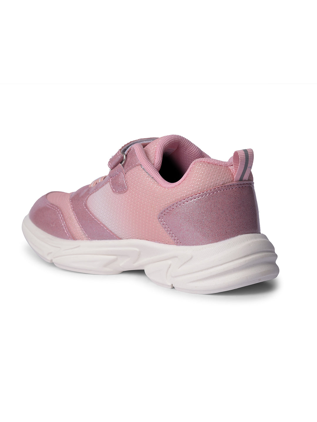 Bubblegummers Girl's Pink Casual Velcro Strap Shoes - Pink - View 3