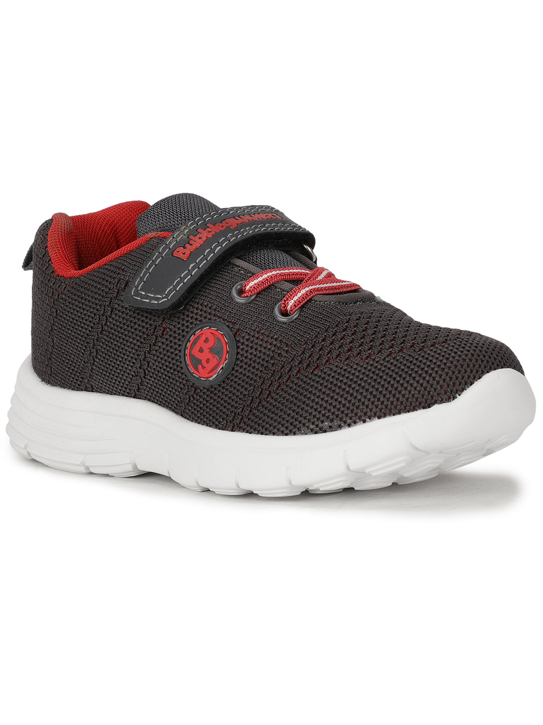 Bubblegummers Boy's Black Casual Velcro Strap Shoes - Black - View 1