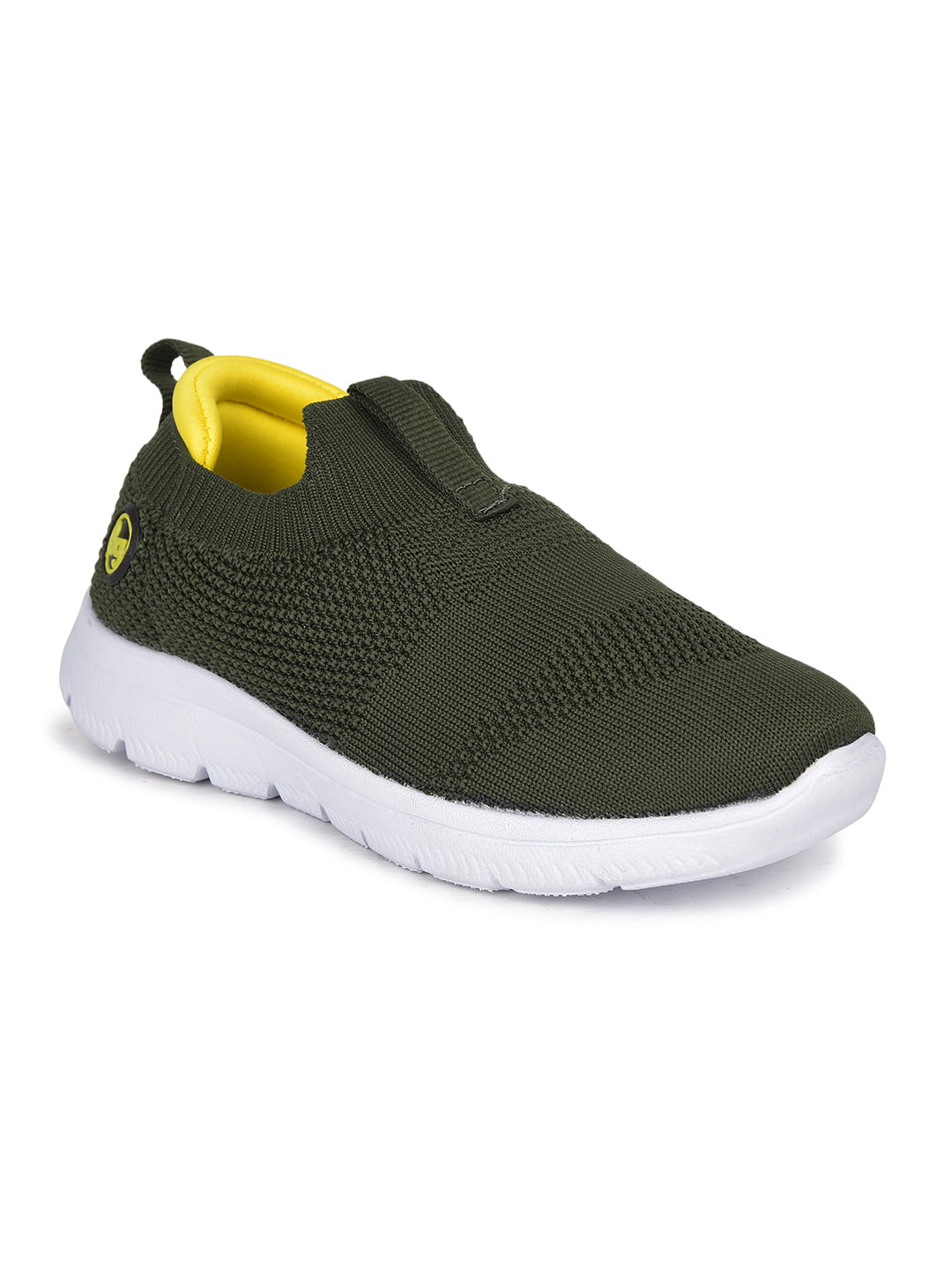 Bubblegummers Boy's Olive Casual Slip-on Shoes - Olive - View 1