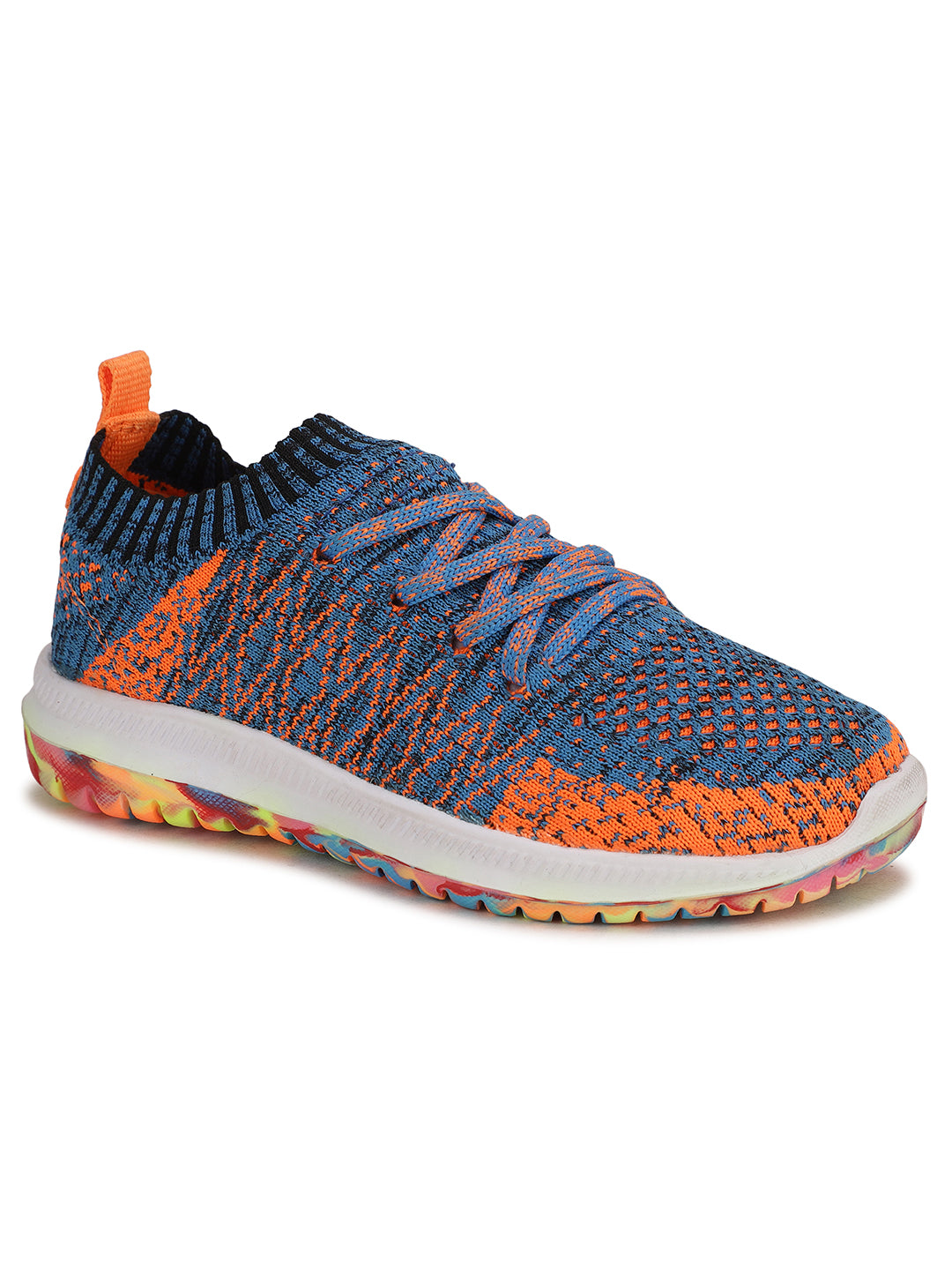 Bubblegummers Boy's Neon-Yellow Casual Lace-up Shoes - Neon-Yellow - View 1