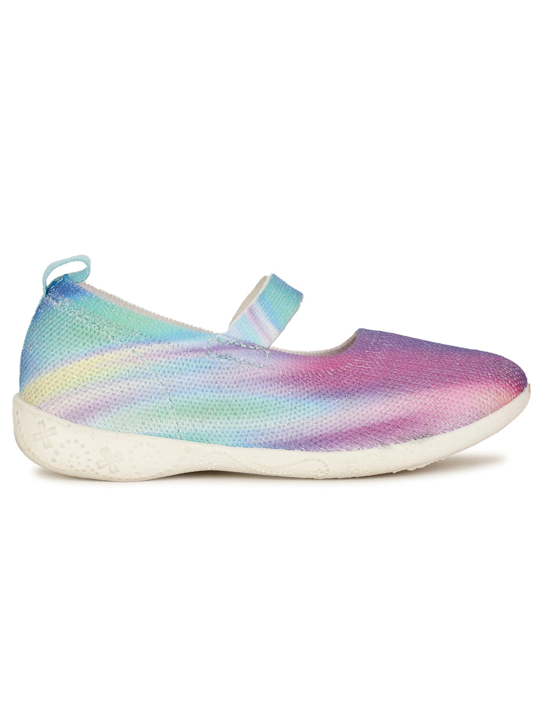 Bubblegummers Girl's Purple Casual Ballerina - Purple - View 2