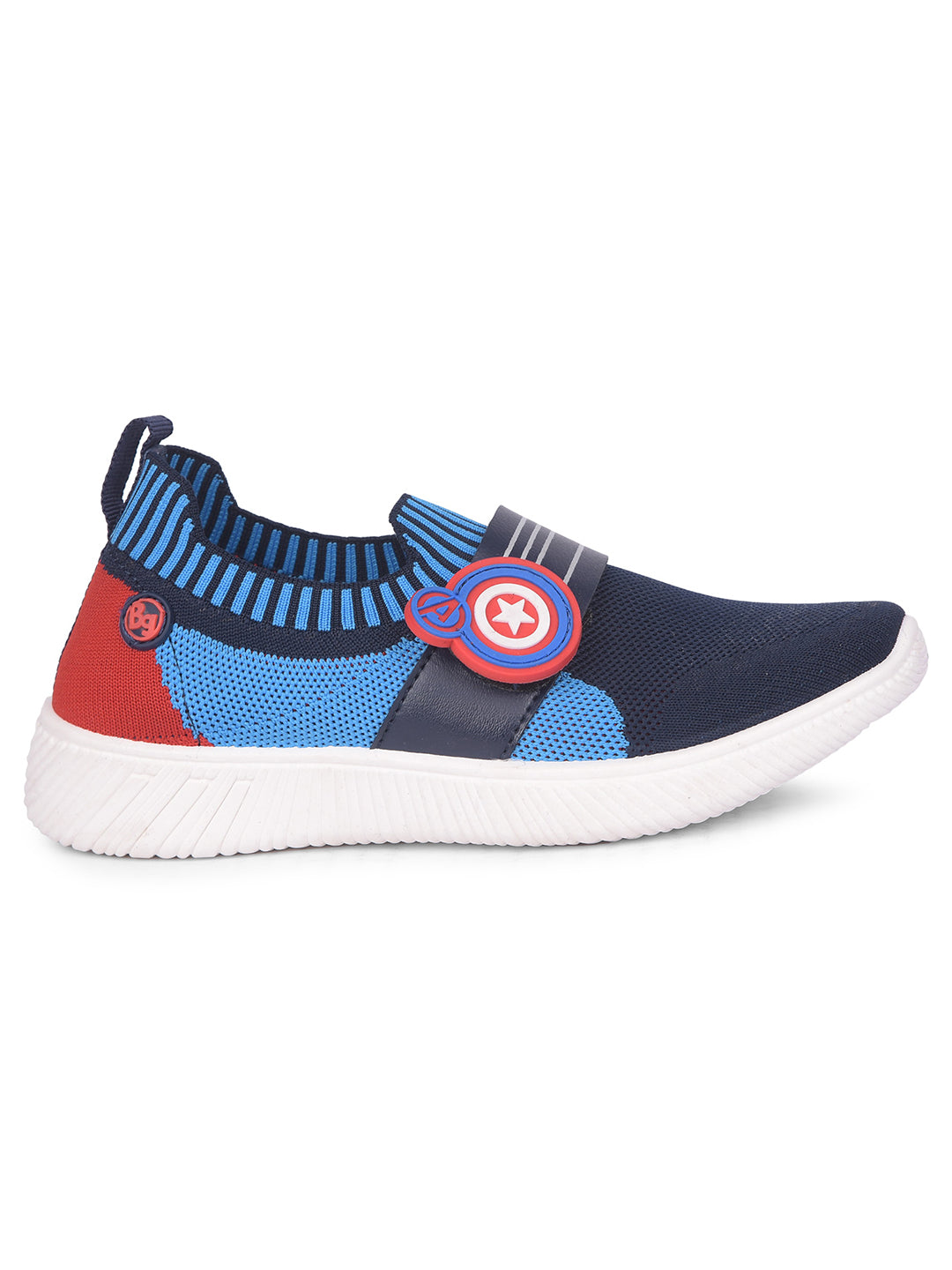 Bubblegummers Boy's Blue Casual Slip-on Shoes - Blue - View 2