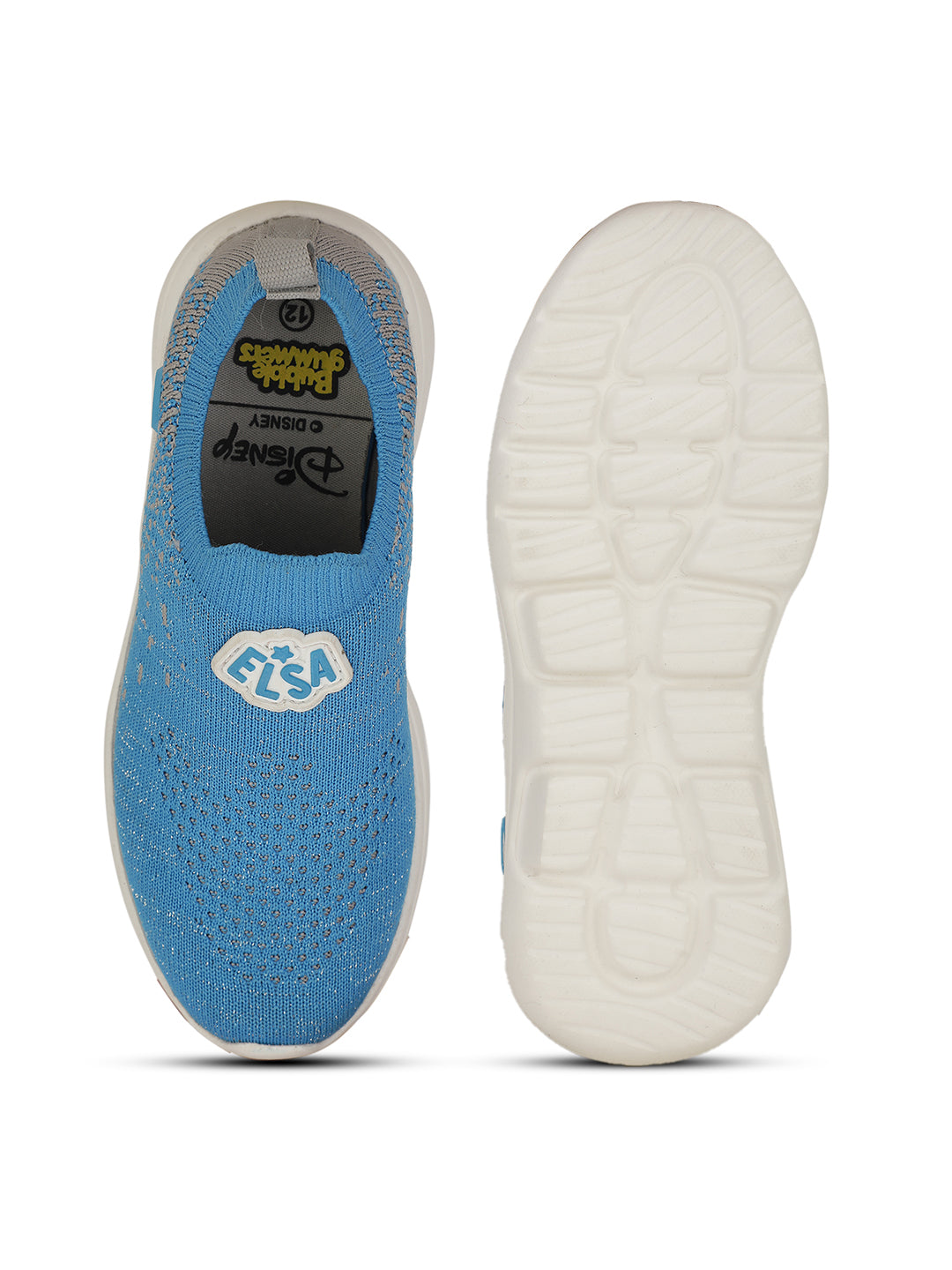 Bubblegummers Girl's Light Blue Casual Slip-on Shoes - Light Blue - View 4