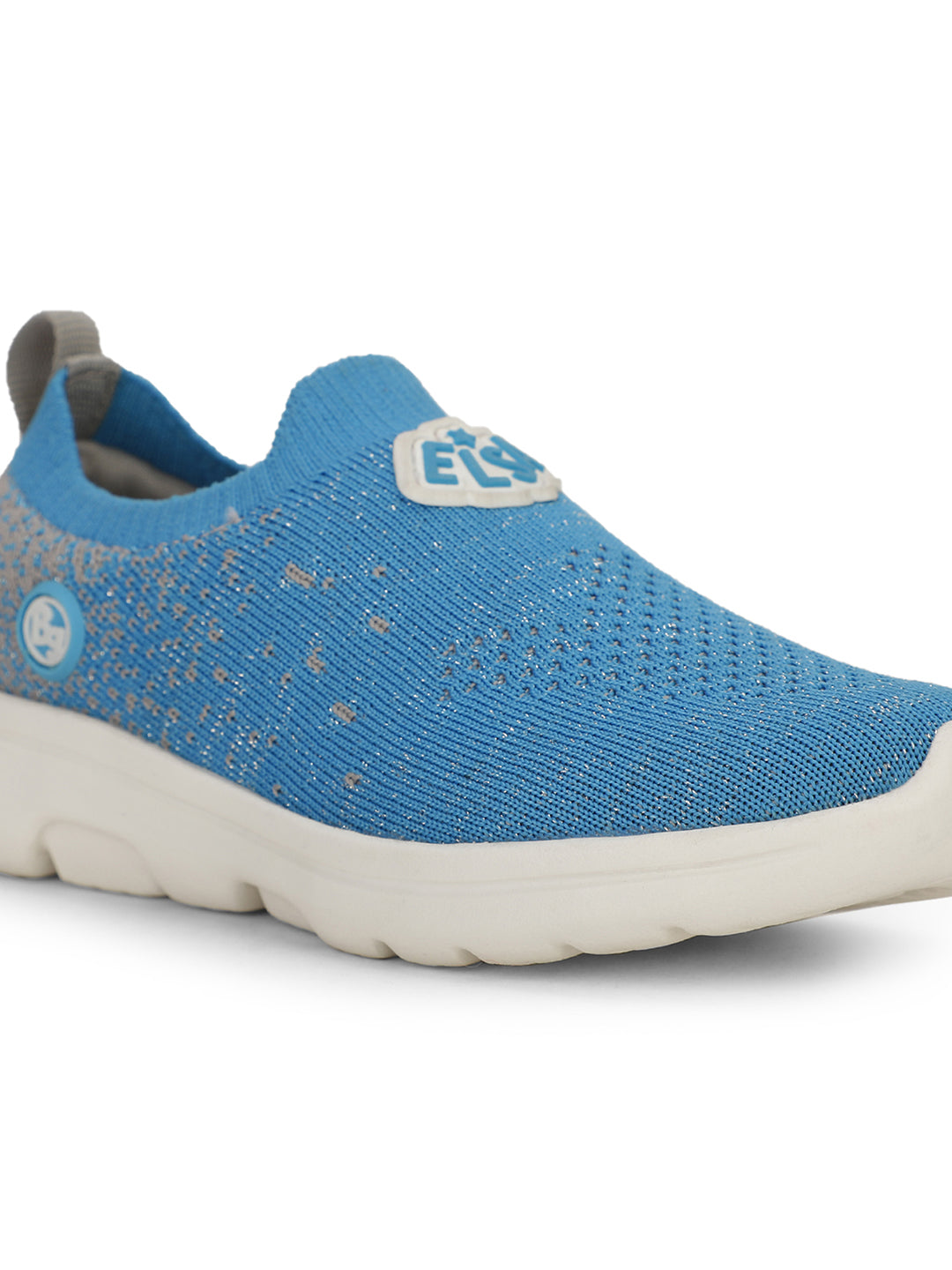 Bubblegummers Girl's Light Blue Casual Slip-on Shoes - Light Blue - View 5