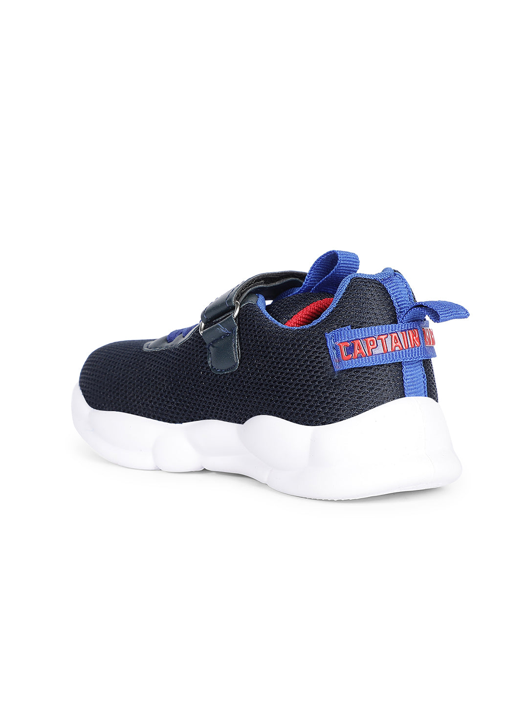 Bubblegummers Boys Casual Velcro Strap Shoes - Navy Blue - View 3