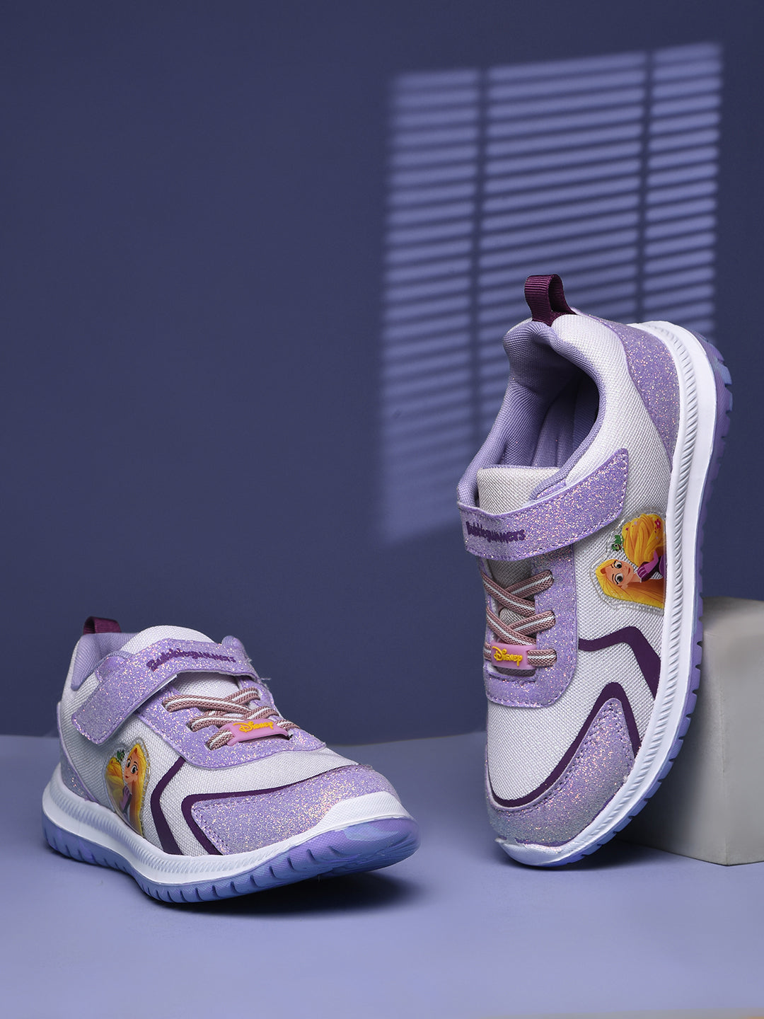Bubblegummers Girl's Purple Casual Velcro Strap Shoes - Purple - View 6