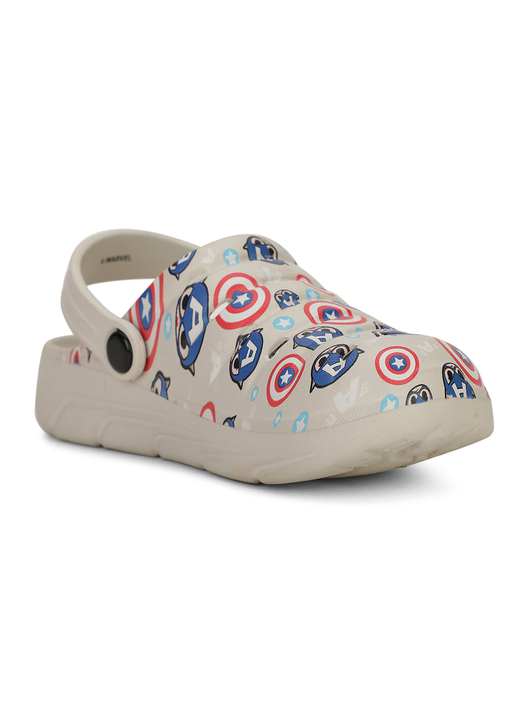 Floatz Boy's Off White Casual Clog Sandal - Off White - View 1