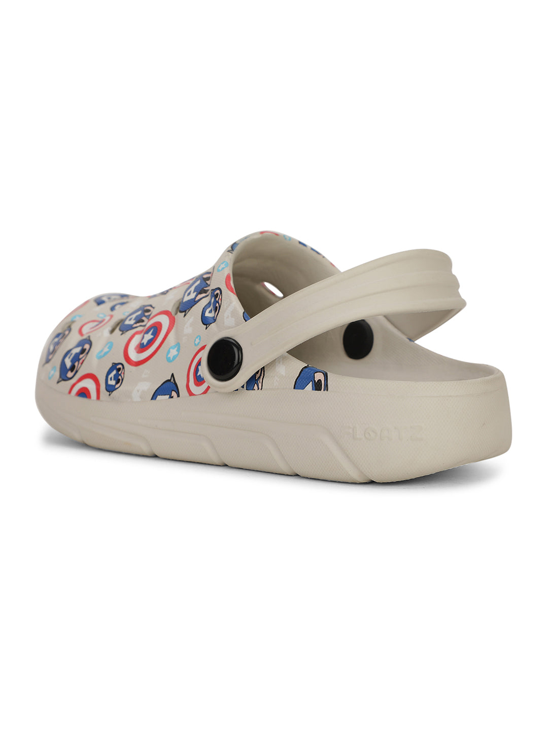 Floatz Boy's Off White Casual Clog Sandal - Off White - View 3
