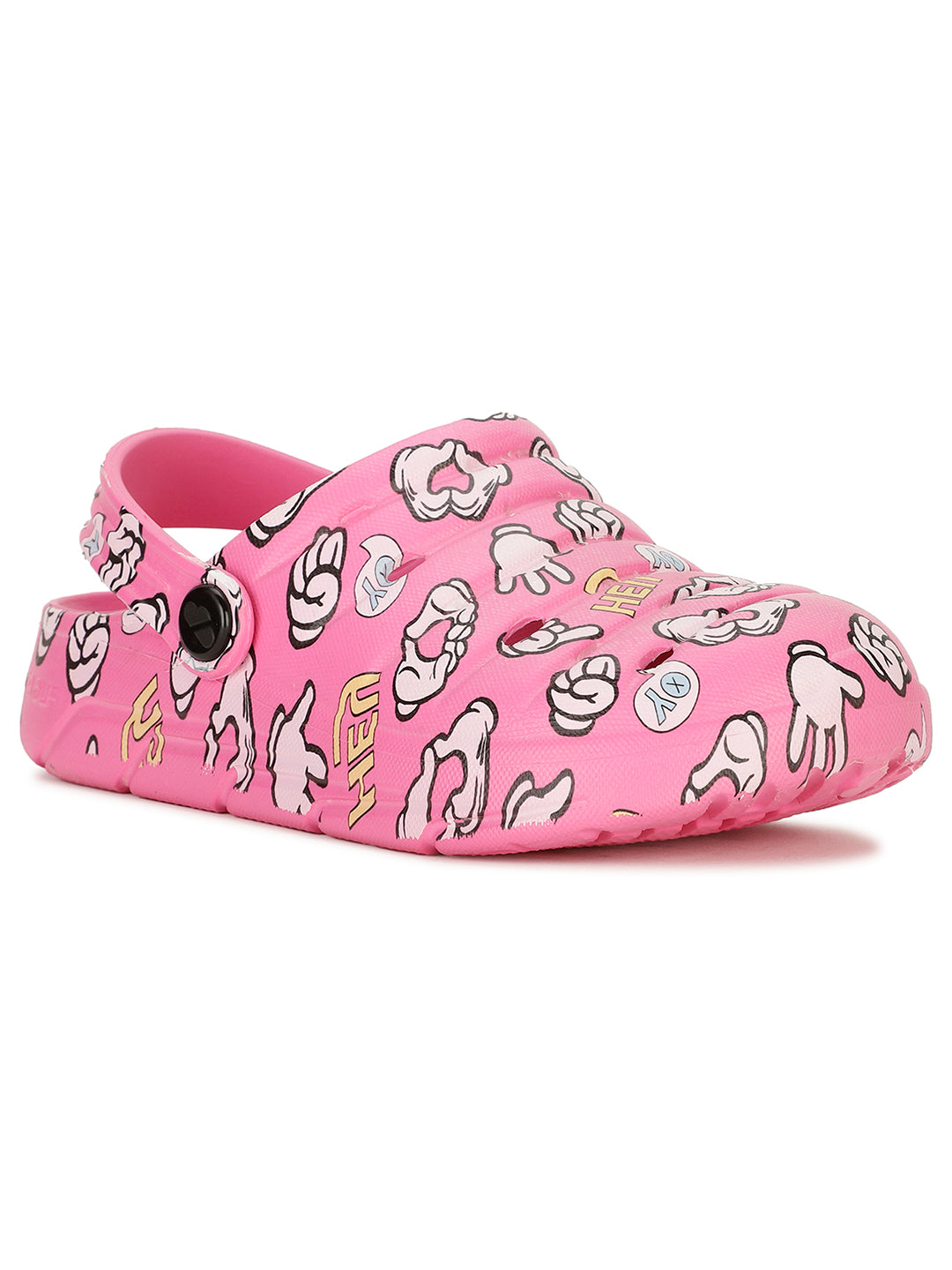 Floatz Girl's Pink Casual Clog Sandal - Pink - View 1