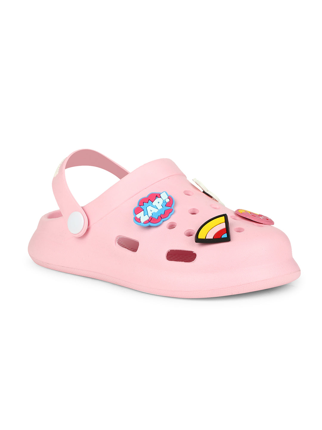 Bubblegummers Girl's Pink Casual Clog Sandal - Pink - View 1