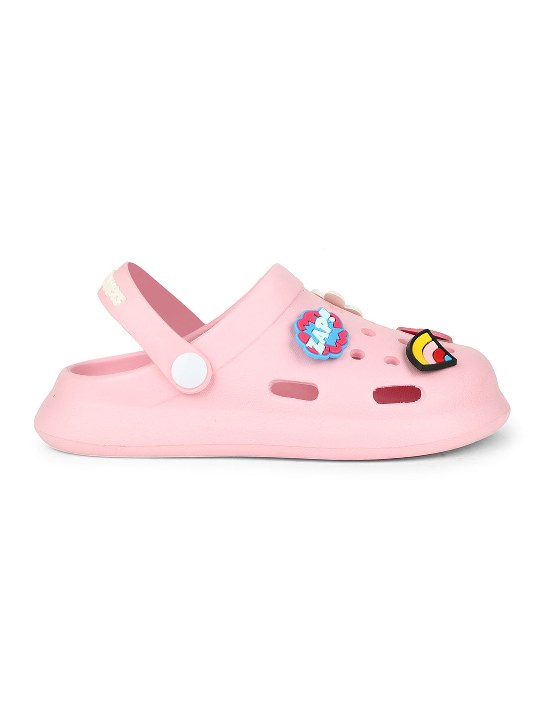 Bubblegummers Girl's Pink Casual Clog Sandal - Pink - View 2