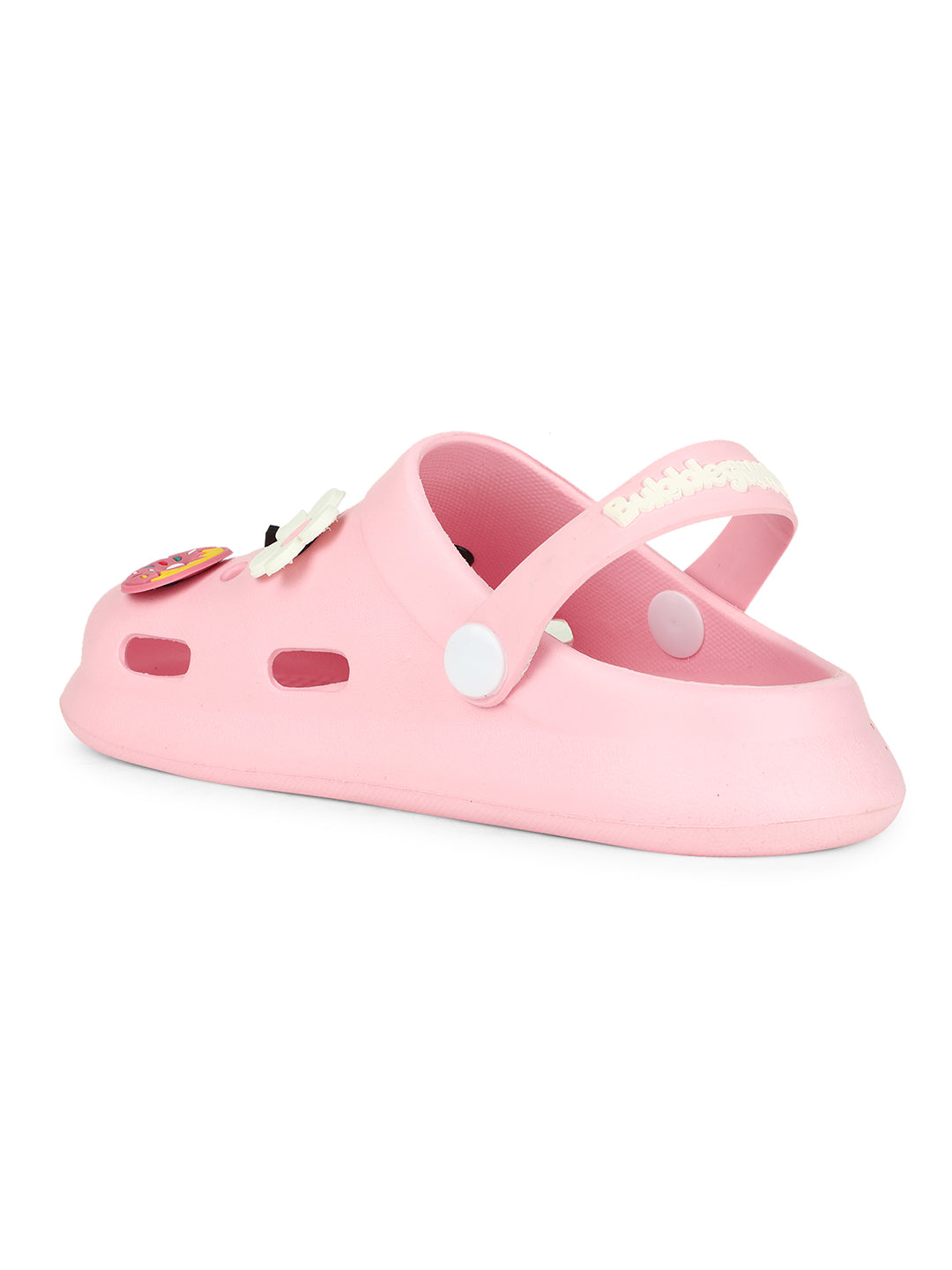 Bubblegummers Girl's Pink Casual Clog Sandal - Pink - View 3