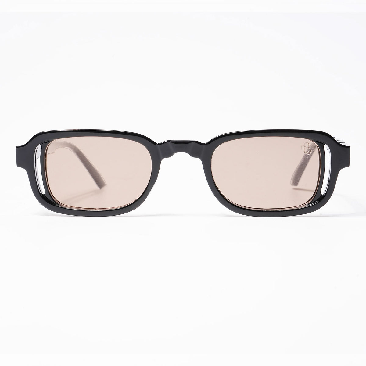 Deuk Shine Black Rectangle Sunglasses for Men and Women - view 3