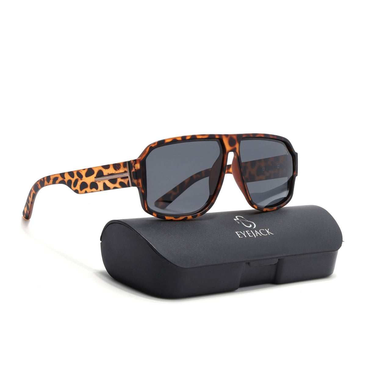 Eyejack Demi Brown Wayfarer Sunglasses for Men and Women - Style 1207 - view 8