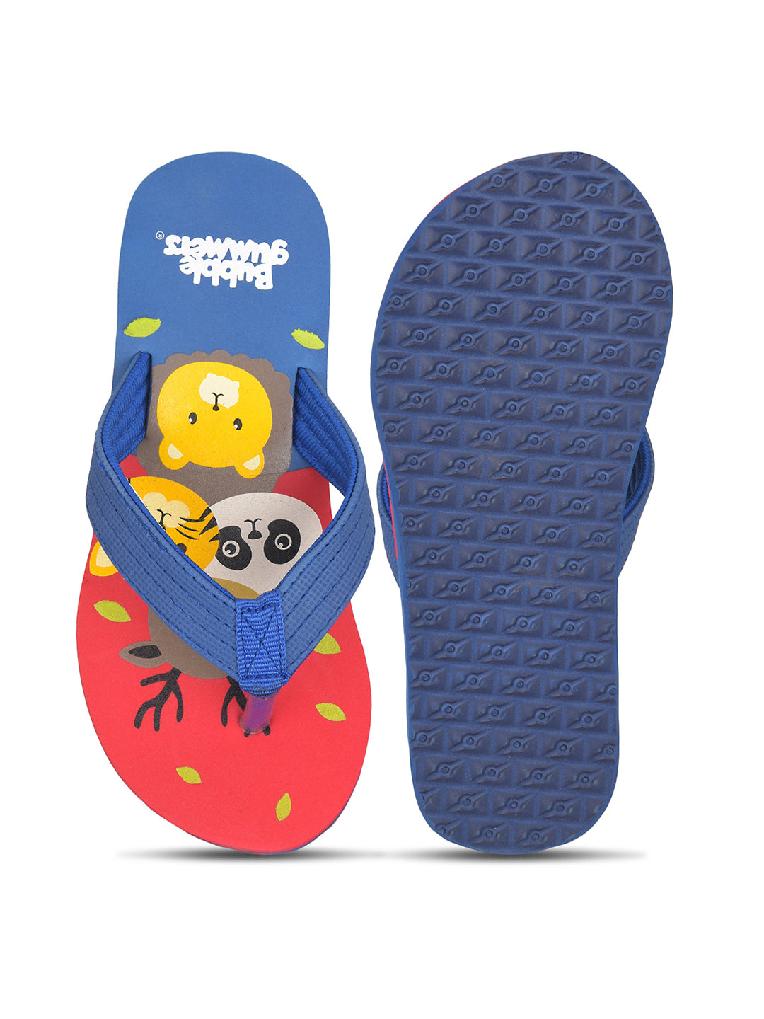 Bubblegummers Boy's Red Casual Thong Flip-Flops - Red