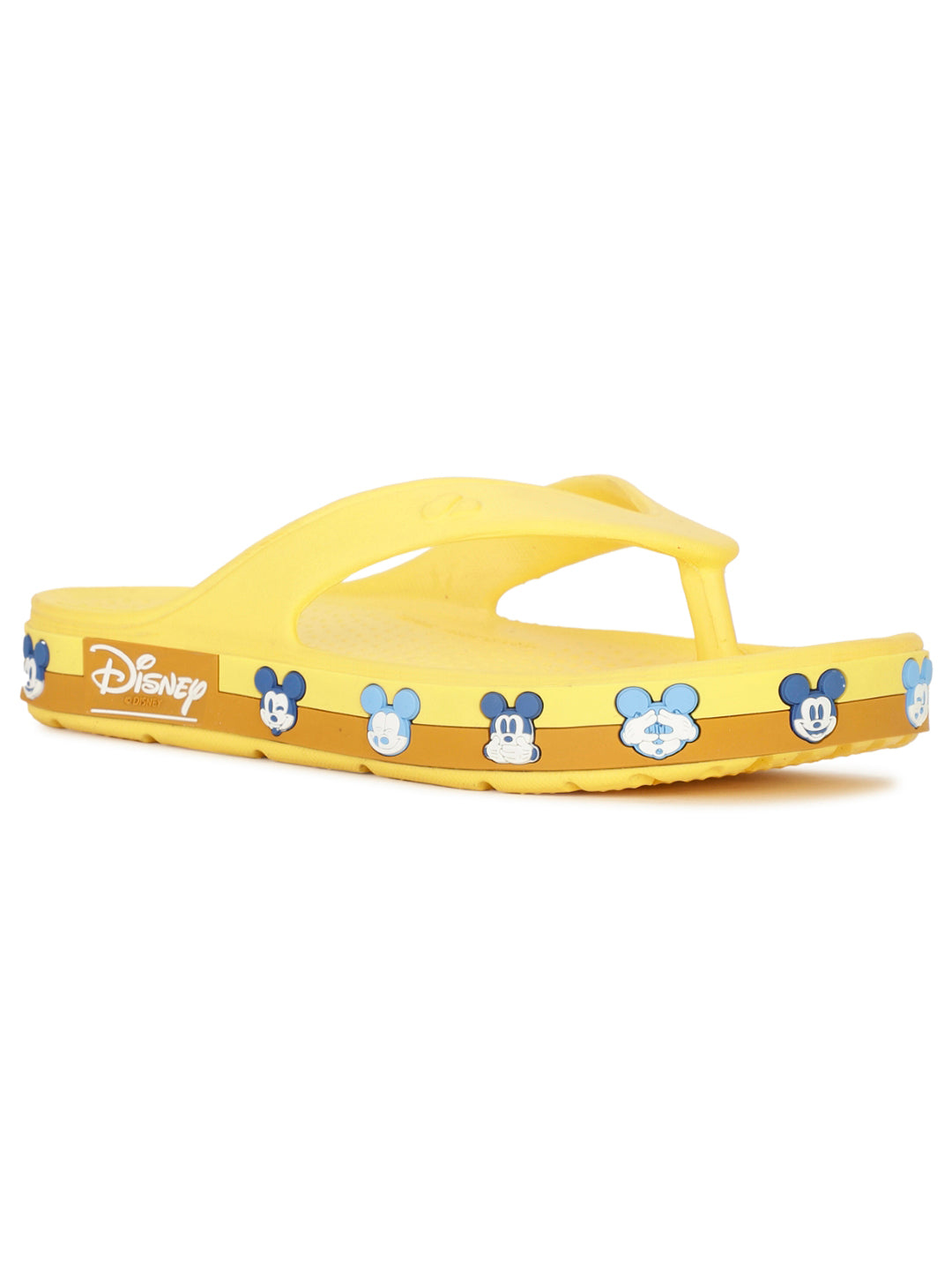 Floatz Kids Unisex Yellow Casual Flip-Flop - Yellow - View 1