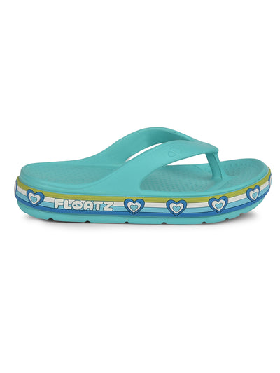 Floatz Kids' Unisex Light Blue Casual Thong Flip-Flops - Light Blue