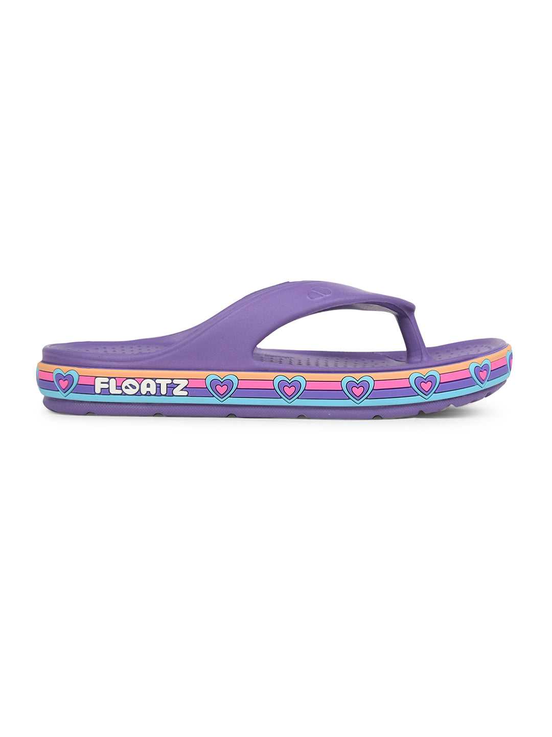 Floatz Kids' Unisex Purple Casual Thong Flip-Flops - Purple