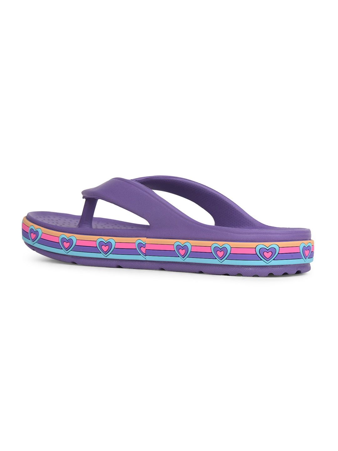 Floatz Kids' Unisex Purple Casual Thong Flip-Flops - Purple